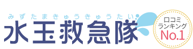東京で水漏れ・つまり、蛇口の修理交換なら水玉救急隊 ロゴ