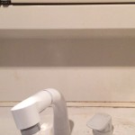 新しい洗面蛇口