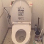 古いトイレ　便器・タンク