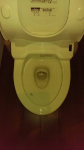 トイレの詰まりが直った所