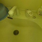 新しい洗面蛇口
