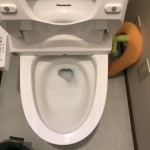 トイレのつまりが直ったところ