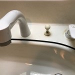新しい洗面蛇口